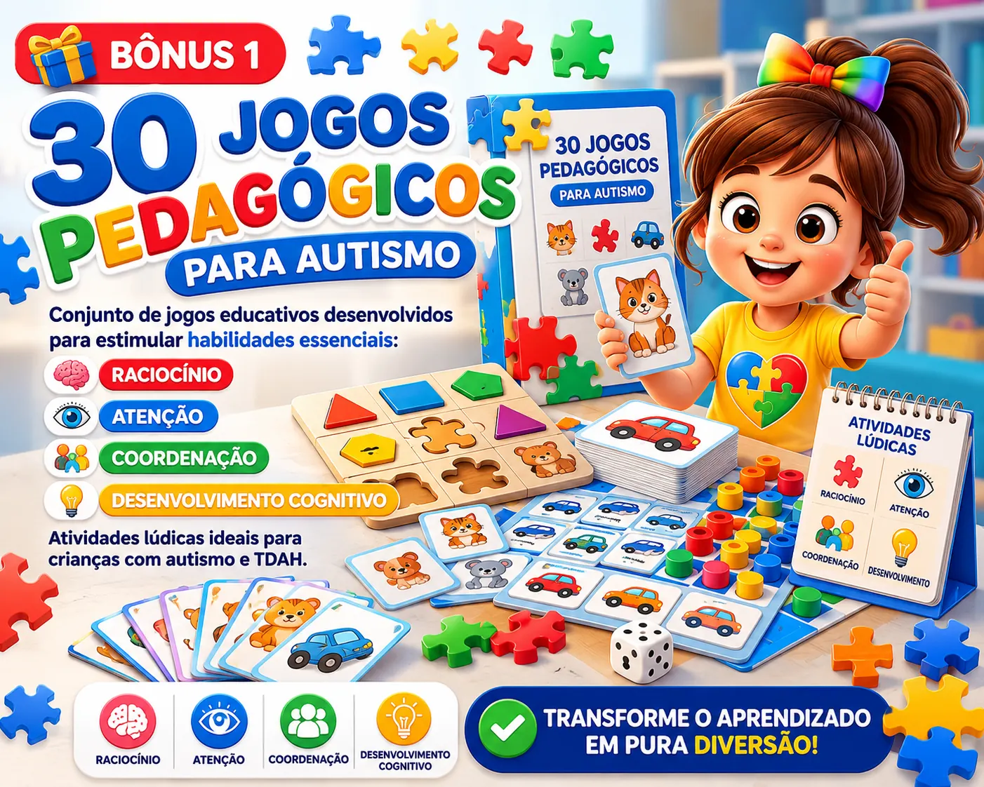30 Jogos Pedagógicos para Autismo